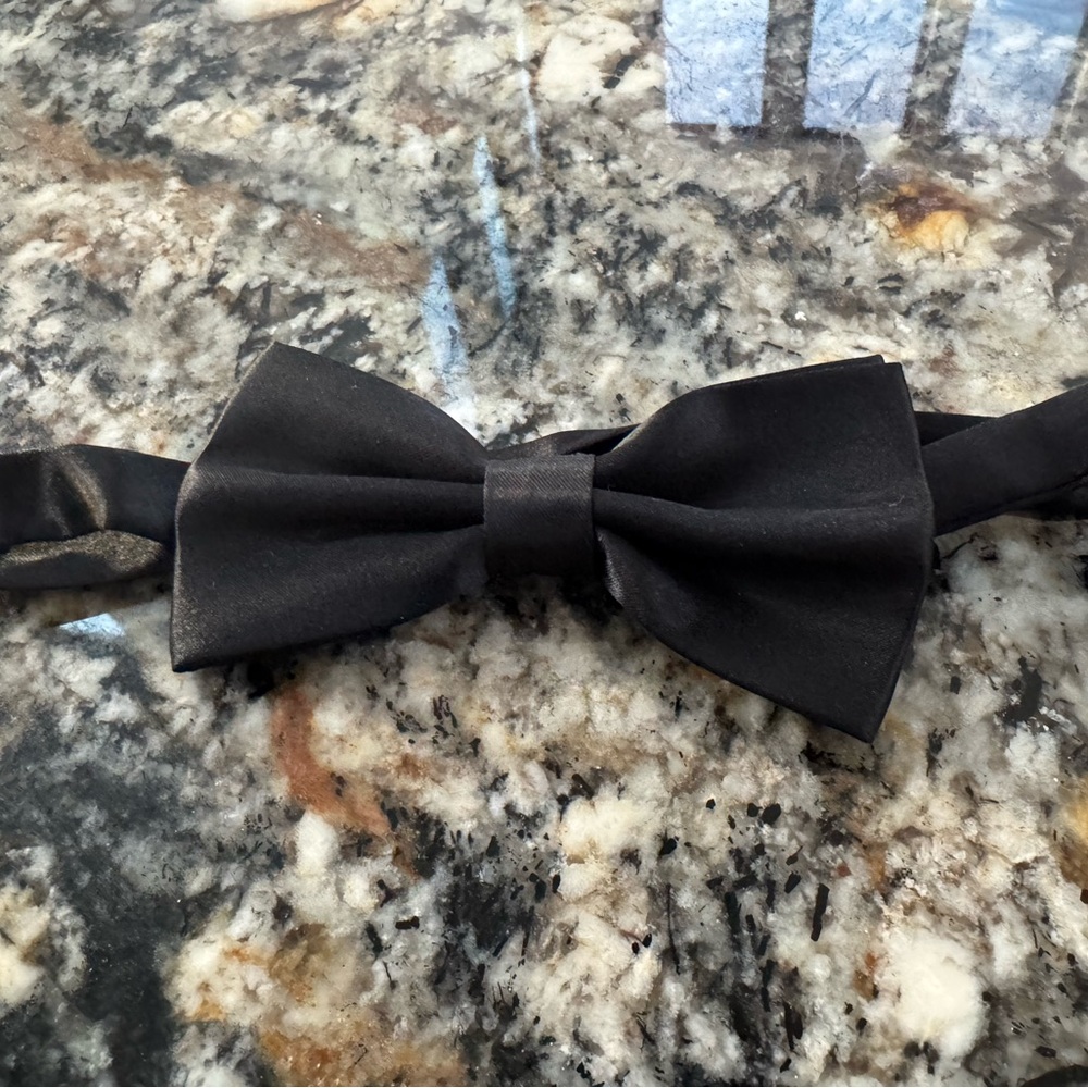 Elegant Black Bow Tie